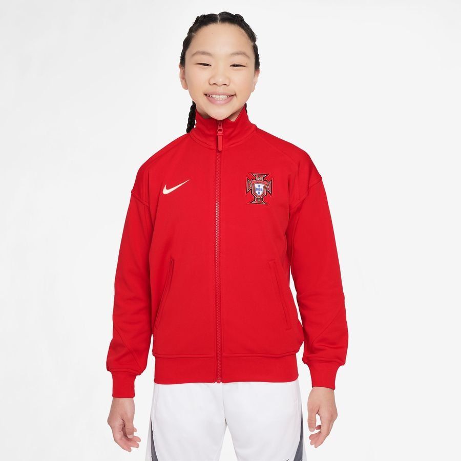 Portugal Trainingsjacke Dri-FIT Academy Pro Anthem EURO 2024 - Rot/Weiß Kinder von Nike