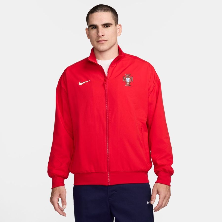 Portugal Trainingsjacke Dri-FIT Strike Anthem EURO 2024 - Rot/Weiß von Nike