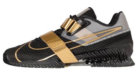 unisex cross trainingsschuhe nike romaleos 4 schwarz gold von Nike
