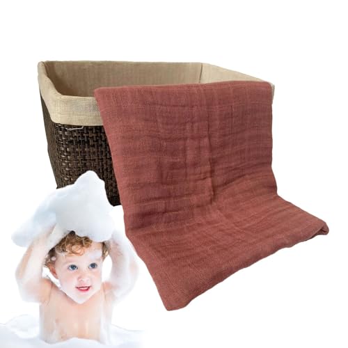 Musselin-Pucktücher,Baby-Pucktücher,47X47 Zoll Baumwoll-Empfangsdecken für Babys - Hautfreundliche Wickeldecken für Kleinkinder, doppellagige Spuckkleidung für Kleinkinder von Niktule
