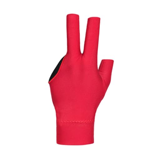 Niktule Pool-Handschuhe Billard,DREI-Finger-Billard-Handschuhe,DREI-Finger-Pool-Handschuhe Universal-Queue-Sporthandschuhe | Atmungsaktive elastische Billardhandschuhe, universelle von Niktule