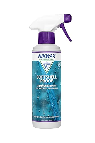 VAUDE Unisex Nikwax Softshell Proof Spray, 300 ml Impr gnierung, durchsichtig, Einheitsgröße EU von Nikwax