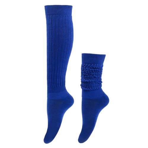 Nilioyul 2er Pack Slouch Socken aus Polyester, atmungsaktiv und schweißabsorbierend, langlebig, elastisch, wärmend, atmungsaktiver Stoff mit Elastizität, Marine von Nilioyul