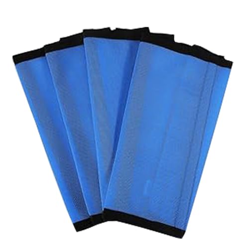 Nilioyul 4 teilige Moskitonetz Abdeckung für Pferdebeine, atmungsaktiver und bequemer Netzstoff, mückensicherer Beinschutz, Blau von Nilioyul