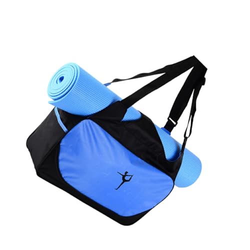 Nilioyul Leicht zu tragende Yogamatten Tasche, robustes und langlebiges Oxford Gewebe, große Kapazität, Yoga Sporttaschen, Sporttasche, breite Anwendung, Himmelblau von Nilioyul