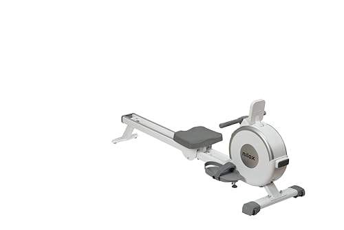 Nilox Rowing Machine XR1 Rudergerät, zusammenklappbar, für Zuhause, mit magnetischem Schwungrad, 3 kg, Verstellbarer Widerstand in 16 Stufen, Tablet-Ständer, leise und kompakt von Nilox