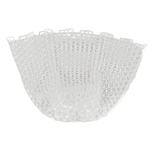 Nimomo Ersatz-Angelkescher, Transparent, Weiß, Zusammenklappbar, aus Gummi, 55 cm, Fischernetz Für Angler von Nimomo
