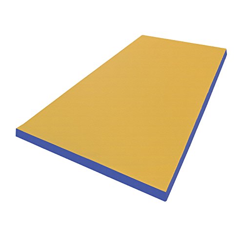 Weichbodenmatte Bodenmatte Gymnastikmatte Turnmatte Yogamatte 200x100x8 cm Gelb/Rot von Niro Sportgeräte