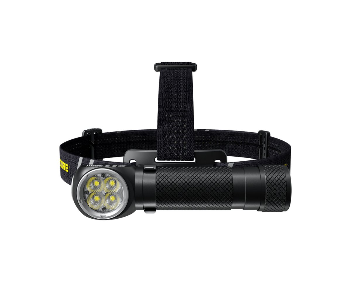 Nitecore LED Stirnlampe HC35 Stirnlampe USB Aufladbar - 2700 Lumen IP68 LED Kopflampe (1-St) von Nitecore