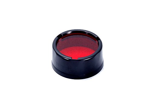 Nitecore Unisex – Erwachsene Farbfilter 25 mm Rot Zubehör | Taschenlampen, one Size von Nitecore