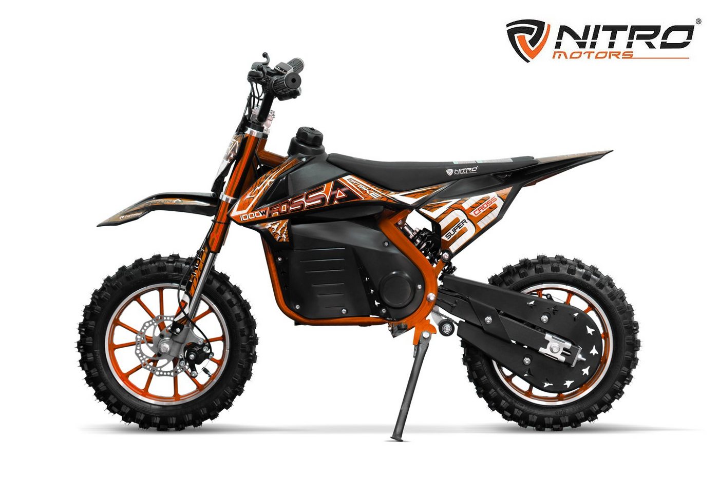 Nitro Motors Dirt-Bike Nitro Motors 1000W Eco midi Kinder Dirtbike Fossa 10 Elektro, 3 Gang" von Nitro Motors
