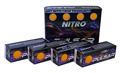Nitro 's Pulsar Golfbälle (Packung mit 12), Orange von Nitro