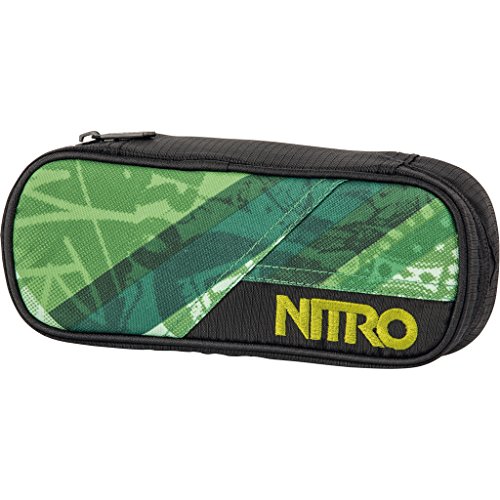 Nitro Pencil Case, Federmäppchen, Schlampermäppchen, Faulenzer Box, Federmappe, Stifte Etui, Wicked Green von Nitro