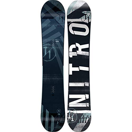 Nitro Snowboards Herren T1 Wide BRD'20 Premium Twin Camber Freestyle Boards für große Füße Snowboard, Mehrfarbig, 152 cm von Nitro