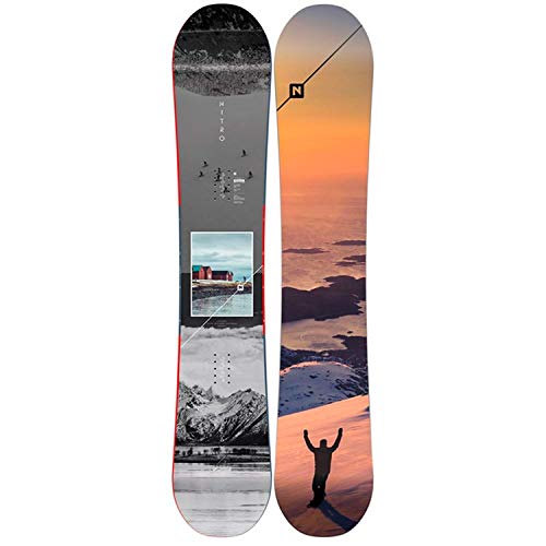 Nitro Snowboards Herren Team Exposure BRD'19 vielseitiges All Mountain Boards, Mehrfarbig, 157 von Nitro