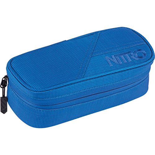 Nitro Pencil Case, Federmäppchen, Schlampermäppchen, Faulenzer Box, Federmappe, Stifte Etui, Blur Brill.Blue von Nitro