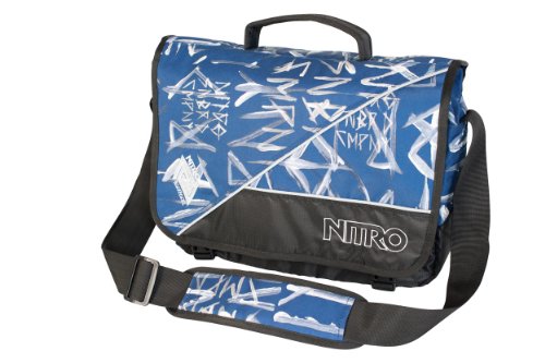 Nitro Snowboards Messenger Bag Evidence, smear midnight, 36 x 30 x 11 cm, 12 liters, 1131878007 von Nitro