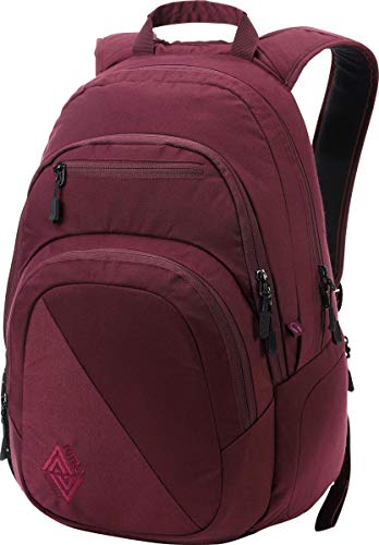 Nitro 1131-878011 Stash Rucksack Schulrucksack Schoolbag Daypack Damenrucksack Schultasche schöne Rucksäcke Alltag Fahrradtasche, Wine, 29L von Nitro