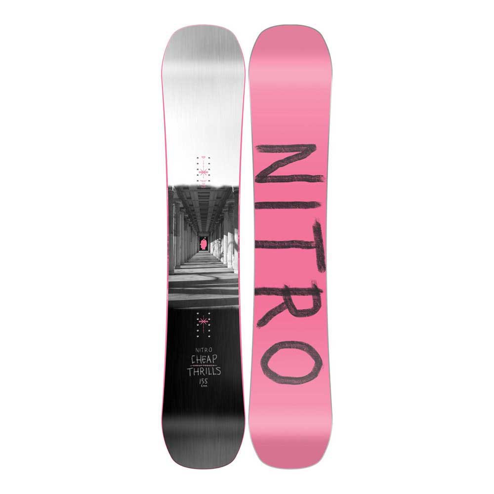 Nitro Cheap Trills Rental Snowboard Rosa 157 von Nitro