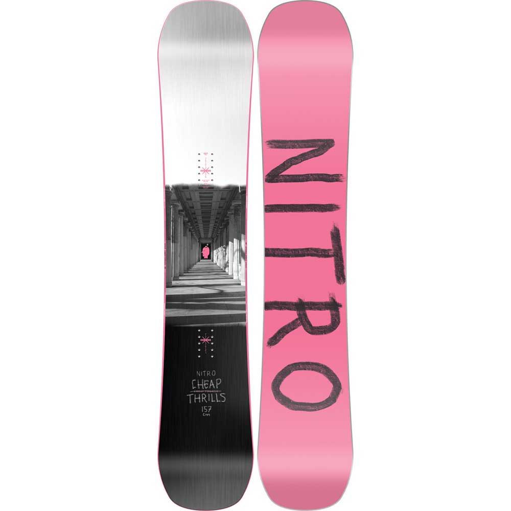 Nitro Cheap Trills Rental Snowboard Wide Rosa 157W von Nitro