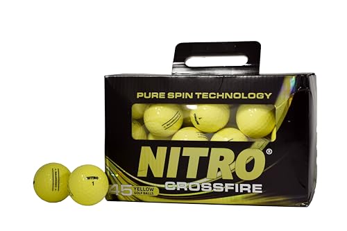 Nitro Crossfire Kugel-Set, Gelb, 45 Stück von Nitro