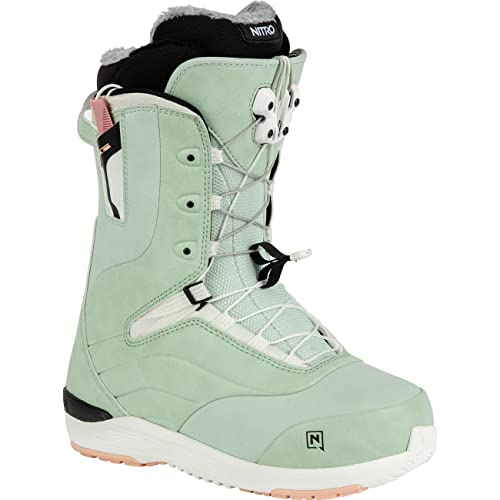 Nitro Damen Crown TLS Leichter Snowboardboot mit Schnellschnürsystem Allround Freestyle Freeride Softboot, Blue, MP 22.0 // EU 34 2/3 // US WMN 4,5 von Nitro