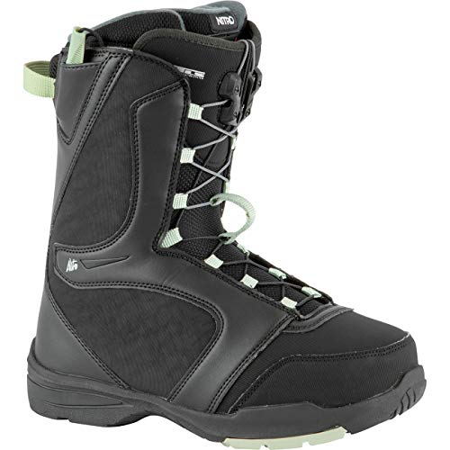 Nitro Damen Flora Tls 22 Snowboardboot, BLACK-MINT, 245 EU von Nitro