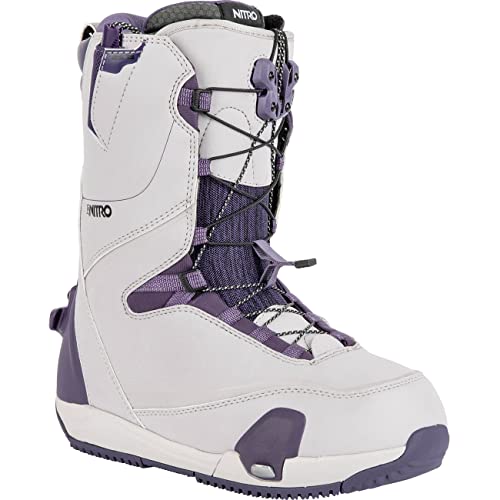 Nitro Damen Snowboards CAVE TLS '23 Step ON All Mountain Freestyle Freeride Schnellschnürsystem Boot Snowboardboot, Lilac-Purple, MP 24,0 // EU 37 1/3 // US 6,5 von Nitro