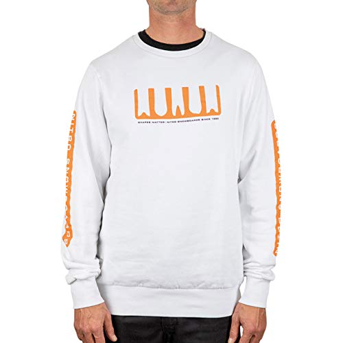 Nitro Erwachsene Weekend Crew'20 Neck, White, M von Nitro