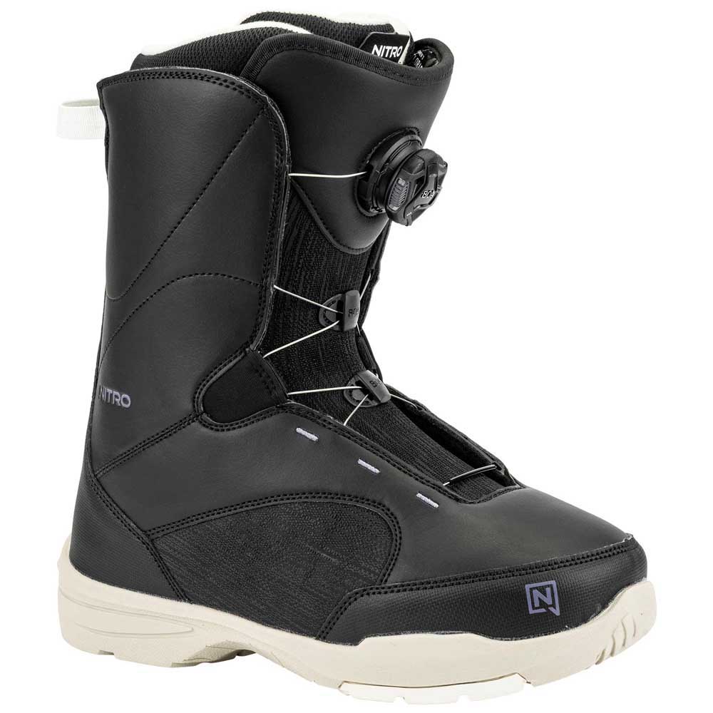 Nitro Flora Boa Snowboard Boots Schwarz 23.5 von Nitro