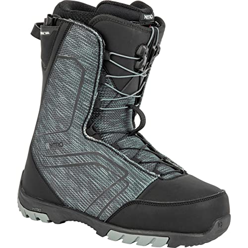 Nitro Herren Snowboards Sentinel TLS '23 All Mountain Freestyle Schnellschnürsystem günstig Boot Snowboardboot, Black, MP 26,5 // EU 40 2/3 // US 8,5 von Nitro