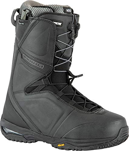 Nitro Snowboards Herren Team TLS '22 All Mountain Freeride Freestyle Schnellschnürsystem Boot Snowboardboot , BLACK, 290 von Nitro