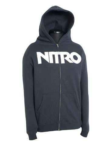 Nitro Kinder Zip Kapuzensweatshirt Standard, Navy, M von Nitro