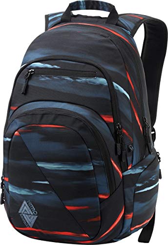 Nitro Stash Rucksack Schulrucksack Schoolbag Daypack Damenrucksack Schultasche schöne Rucksäcke Alltag Fahrradtasche, Acid Dawn, 29L von Nitro