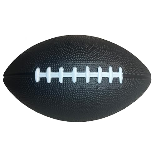 No Huddle American Football Indoor Softball aus Schaumstoff 20,5cm Länge (1er-Pack Schwarz) von No Huddle