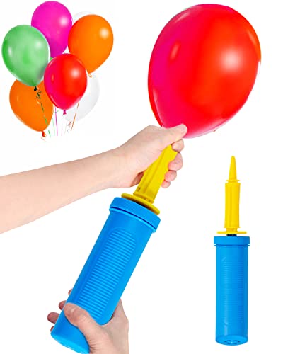 Ballonpumpe Hand Luftballonpumpe,Luftpumpe Ballon,Luftballon Pumpe,Luftpumpe für Luftballons,Pumpe für Luftballons,Ballonpumpe Luftballons Für Hochzeit,Geburtstag Party Dekorationen, Gelb / Blau von Noa Home Deco
