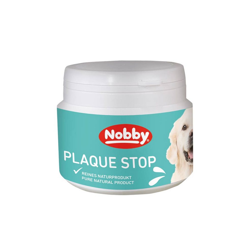 Nobby Hundehandtuch Nobby Nahrungsergänzung für Hunde Plaque Stop 75 g von Nobby