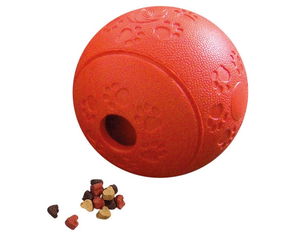 Nobby Tier-Intelligenzspielzeug Hundespielzeug Vollgummi Snackball rot von Nobby