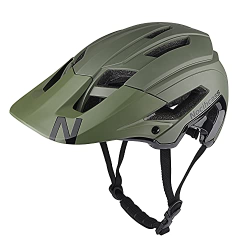 Fahrradhelm für Erwachsene Damen Herren, CE Zertifiziert MTB Helm Montainbike Helm Fahrrad mit Sonnenblende für Frauen Männer 56-61 cm (22-24 inch) von Nocihcass