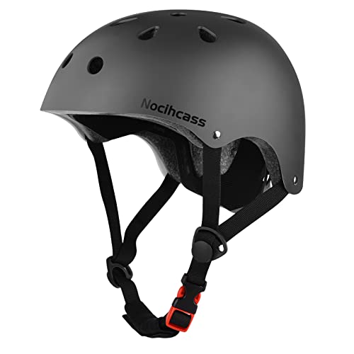 Fahrradhelm für Kinder, Mädchen und Jungen Verstellbarer Skateboardhelm, Multisporthelm für BMX, Skaten, Scooter, Fahrrad, Rollerblade, Longboard, Hoverboard, Inline-Skating von Nocihcass