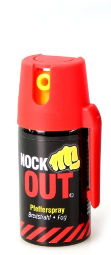 Nock Out ® Pfefferspray, Made in Germany, Breitstrahl, 40 ml (197,5€/1l) von Nock Out