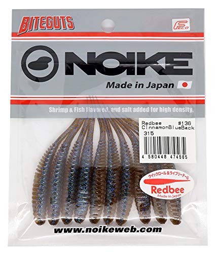Noike Redbee 7,2cm - 10 Gummiköder, Noike Farbe:Cinnamon Blue Back von Noike