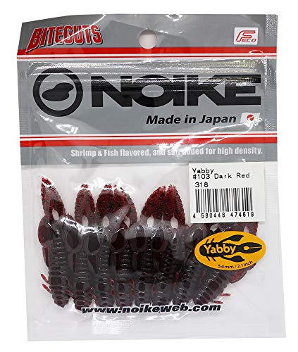 Noike Yabby 4,8cm - 8 Gummikrebse, Farbe:Dark Red von Noike
