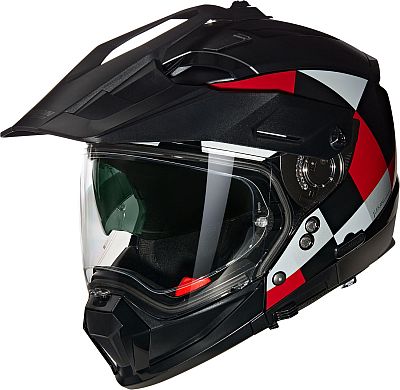 Nolan N70-2 X Ruvido 342, Modularhelm - Schwarz/Grau/Rot - L von Nolan