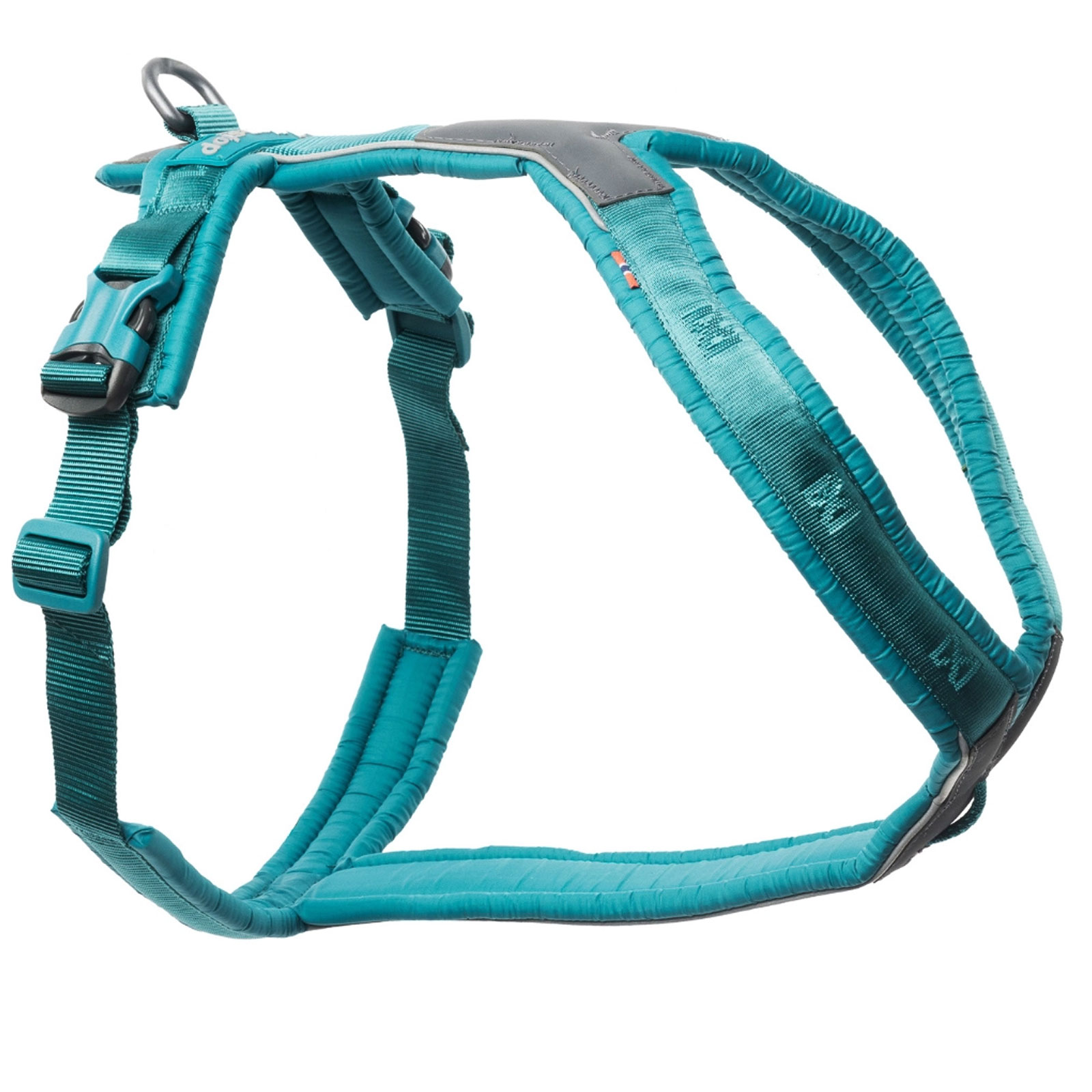 Non-stop dogwear LINE HARNESS 5.0 |214| Führ und Alltagsgeschirr teal von Non-stop dogwear