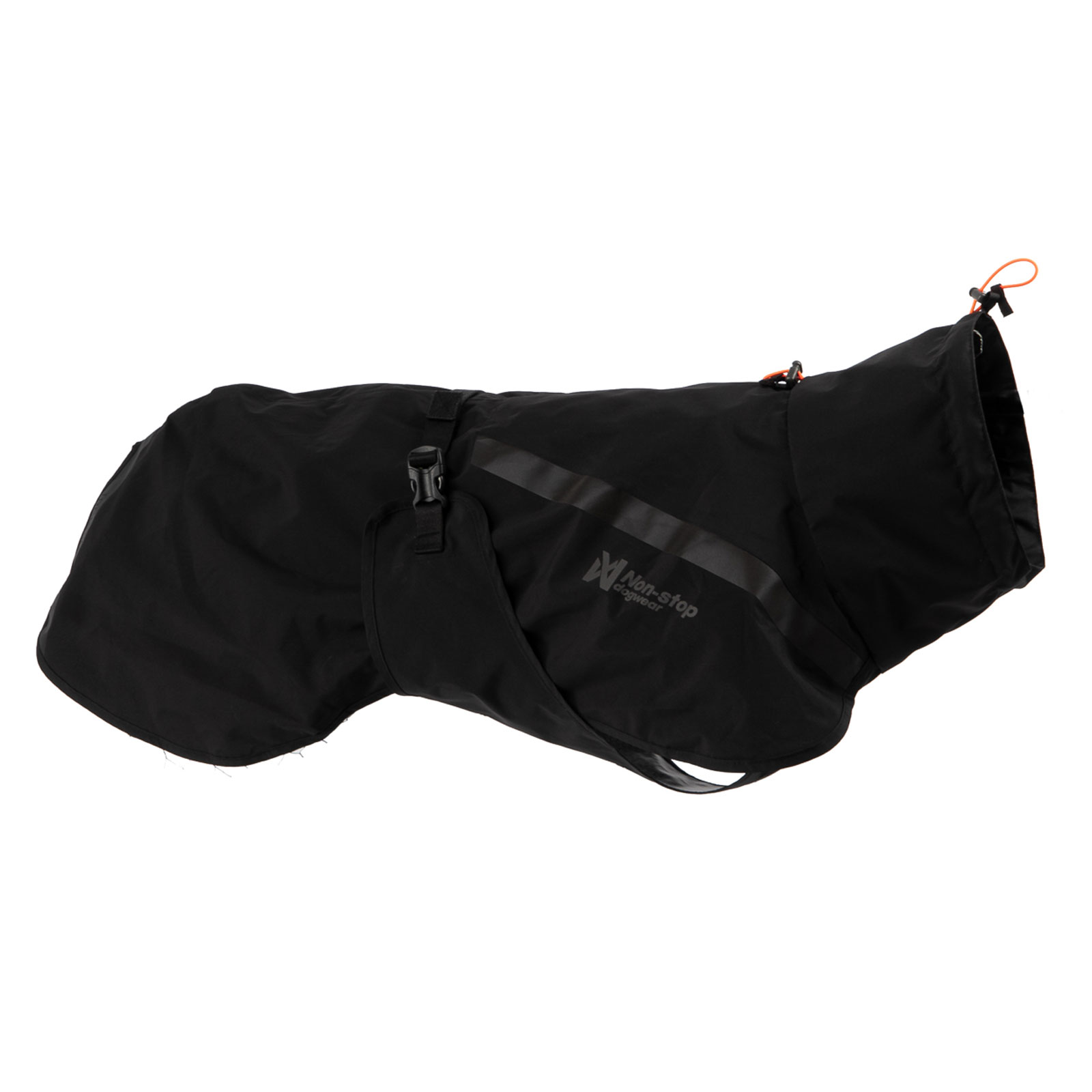 Non-stop dogwear Trekking Raincoat black |327 von Non-stop dogwear