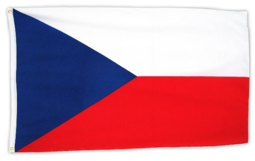 Fahne Tschechien 150 x 90cm mit Ösen von None