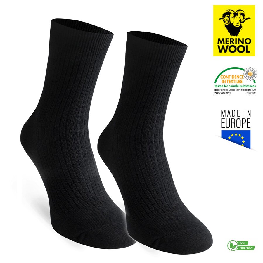 MERINOWOOL - Allround Woll Outdoorsocken 90% Merino - Made in EU von Nordhorn