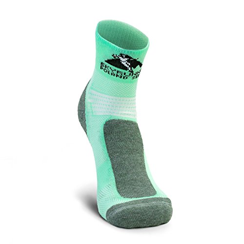 Nordhorn Laufsocken Herren und Damen Sportsocken Atmungsaktiv für Laufen, Joggen, Fitness (Aquamarin, 35-37) von Nordhorn