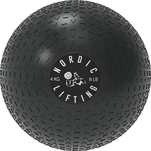 Nordic Lifting Dead Weight Slam Ball für Crossfit - Strukturierter Slamball für Core- und Fitnesstraining (8.00) von Nordic Lifting